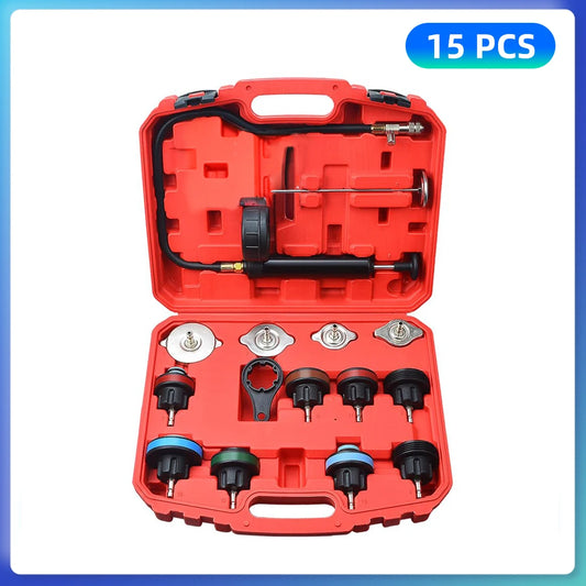 Tester pressione radiatore auto kit 15 pezzi