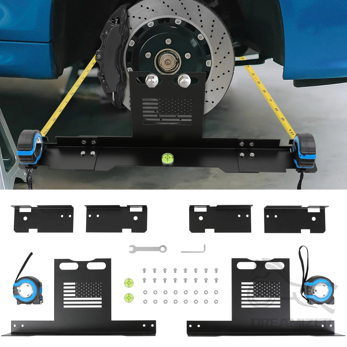 Kit convergenza ruote fai da te senza rimuovere la pinza freno